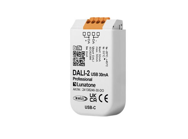 DALI-2 USB PRO LUBA, PS 30mA 