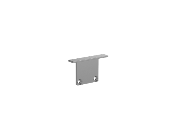 Edge-T CDT18 endestykke m/skruer 1stk