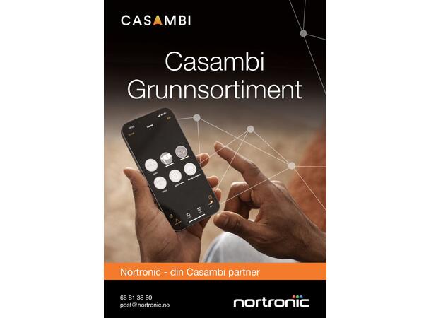 Folder Casambi Grunnsortiment Nortronic