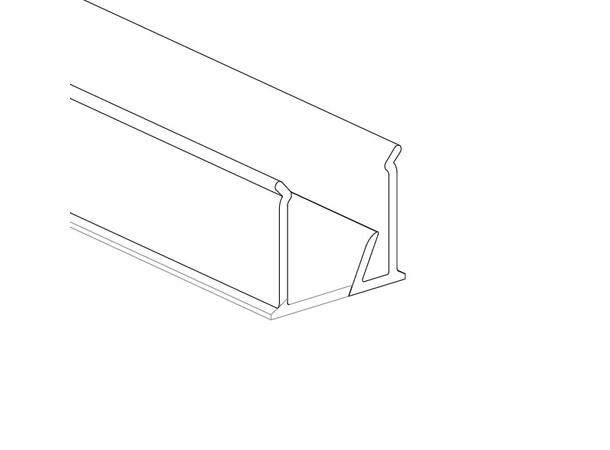 HL Asymmetrisk diffuser 1,2m 70 graders spredning