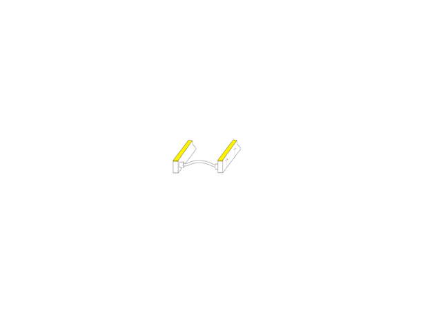 IP68 Støpt Skjøt Side for F10B 30cm LED Neon Clear Lighting