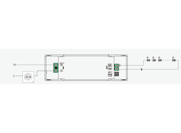 LED driver FD 350-700mA 15W Fasedimbar ELC
