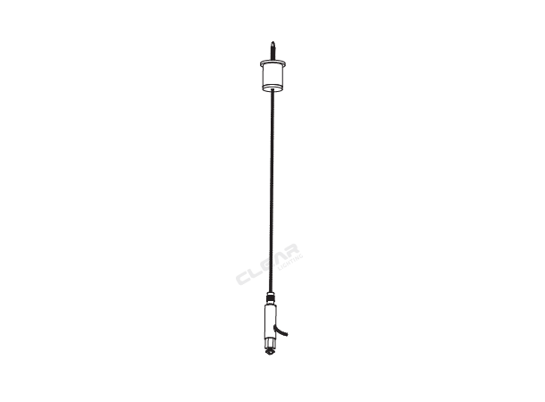 Wireoppheng for Serrate Profiler 3m wire LED Neon Clear Lighting