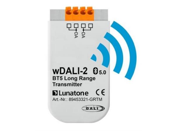 wDALI-2 Sendermodul Bluetooth 5 Trenger mottakerenhet