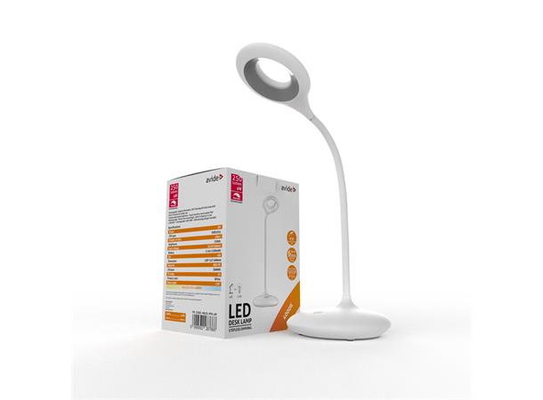 Avide LED Bordlampe Mobil 4W hvit