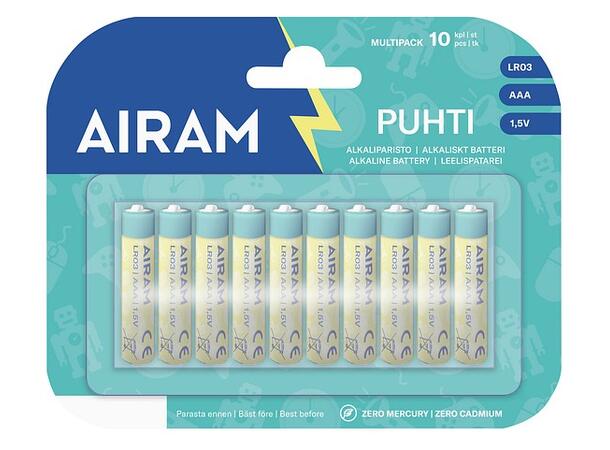 Batteri Green power LR03 AAA 1,5V 10pk