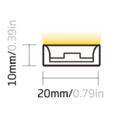 FlexGlo F2010-VB 48V 4000K 9W 650lm/m Ultra-Long Maks 120m (6x20m) Backlight