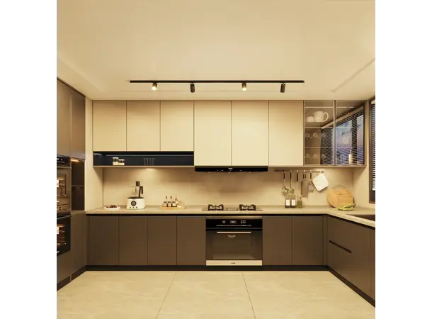 GU10 spotskinne 2x1m + 4  spotter GU10 spotter 