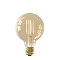 LED Globe 95 FLM E27 821 4,5W 470lm DIM Gold, 4 rette filamenter