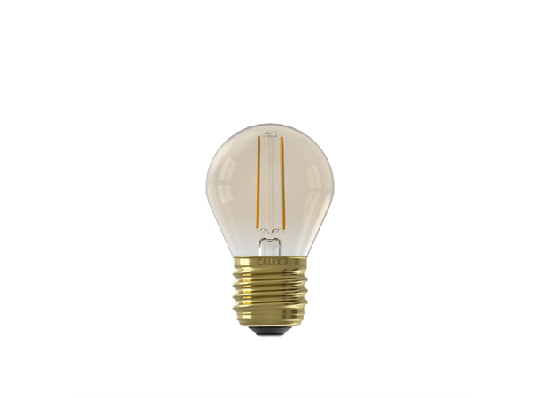 LED Krone FLM E27 821 3,5W250lm DIM Gold 2 kryssede filamenter