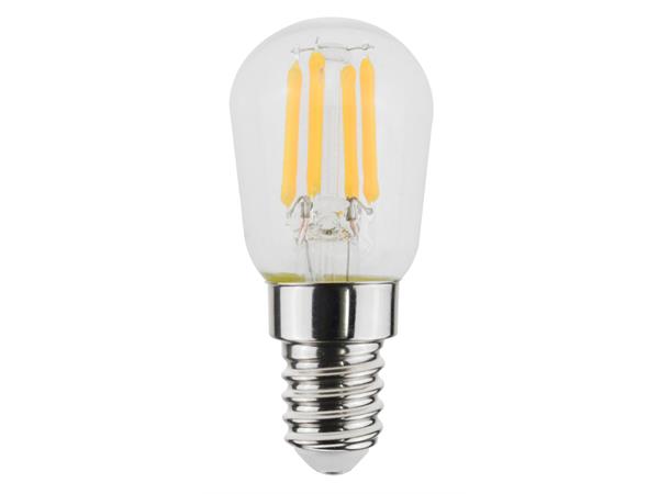 LED Ozon FLM E14 827 2,5W 250lm DIM Klart glass - 4 rette filamenter