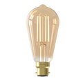 LED ST64 FLM B22 821 3,5W 250lm DIM Gold - 4 rette filamenter