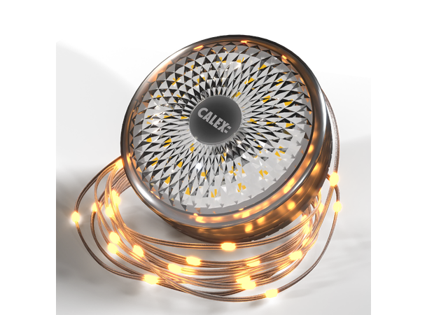 LED lyslenke på snelle RGBW 3,7W 150lm 8 meter lang, oppladbar med USBC 