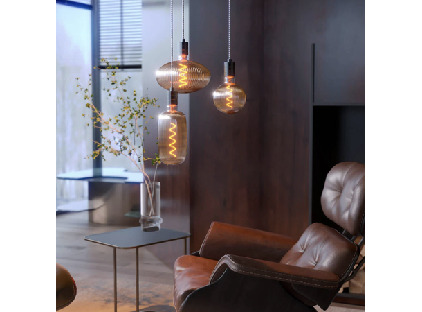 Lille Smokey 818 E27 4W 70lm DIM Vintage Pulses Smokey
