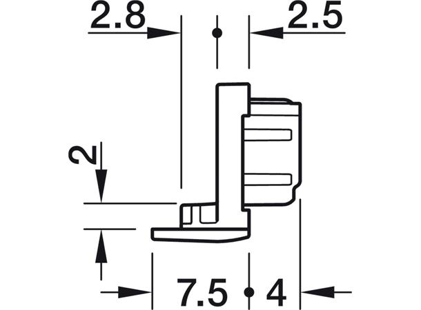 Loox5 endestykke 1104