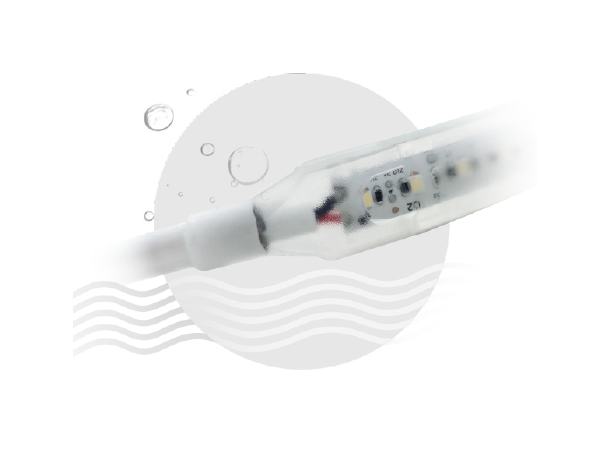 Safeglo EX 48VDC 8W 4000K 660 lm/m LED Neon Clear Lighting 