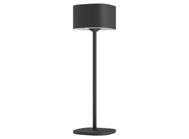 Serino Sort 2700K 90lm Display 12stk Oppladbar bordlampe med USB-C 