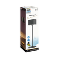Serino Sort 2700K 90lm display 12stk Oppladbar bordlampe med USB-C