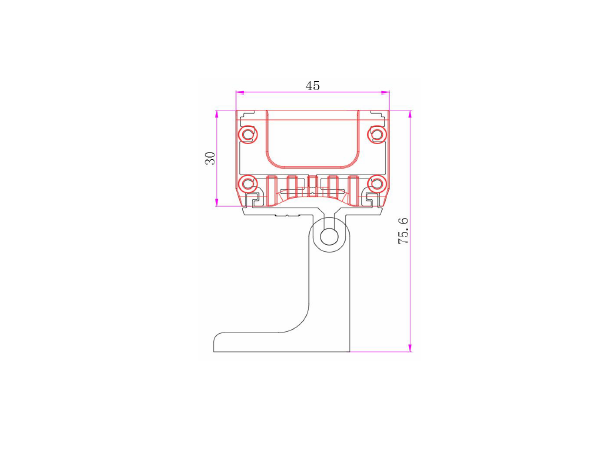 Wallwasher 840 ELC 24V 36W 2540lm IP66 10x45°