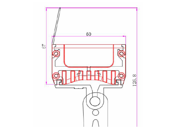 Wallwasher XL RGBW ELC 24V 72W 1960lm IP66 10x45° m/blendingsskjerm