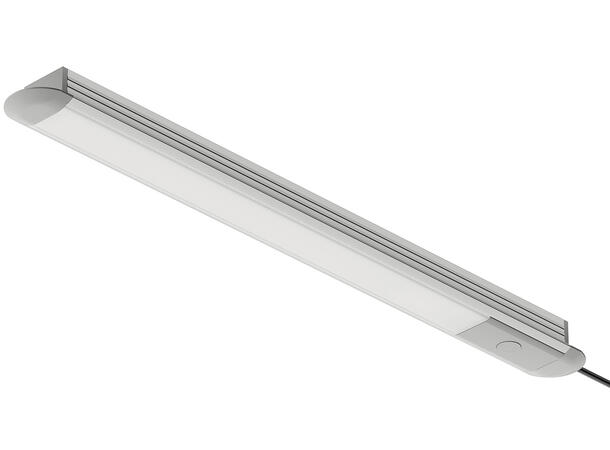 Aluprofil 1191 2,5m opal avdekning 2314 2500x18x11 for innfelling 