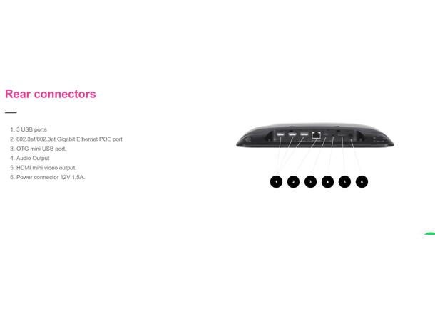 Casambi touch display 8 tommer