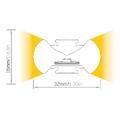 FlexGlo BD1632B-HB 24V Amber 9W 300lm/m 2-veis  LED Neon Clear Lighting