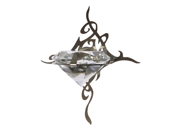 Kihla krystall gull, for LED eller fiber Gullbelagt messing 