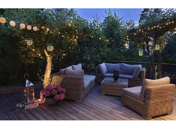 LED Solcelle LULU Glasskrukke Selges uten garanti pga lagertømming 