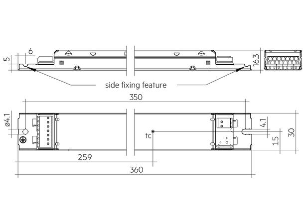 LED driver LC 150-400mA 90W one4all NFC DALI-2 / DSI / Impuls EXC4
