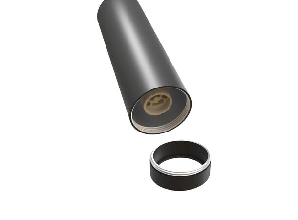 Pendeloppheng skinne GU10 3 stk sort 3x1,5 meter justerbar tekstilkabel 