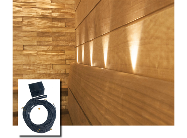 Sauna fiber spotsett VPACK 2700K G217 16+1 fibres