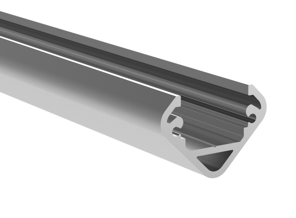 Standard aluprofil hjørne 2m 2417 23,7x16,7mm Hjørneprofil CDV19 