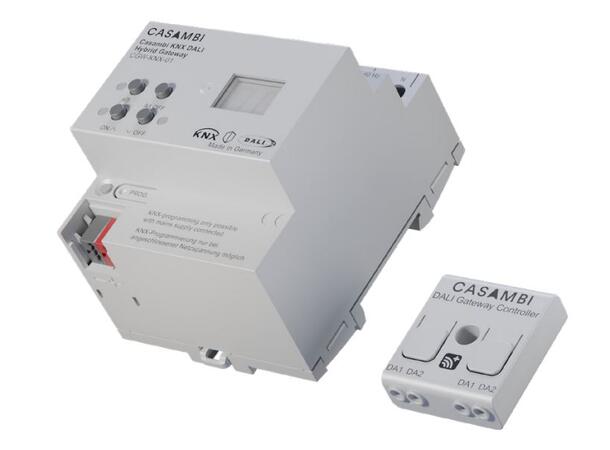 Casambi-KNX-DALI hybrid gateway Styr 64 DALI armaturer 