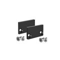 Edge lav CD12 endestykke m/skruer 2stk Sort