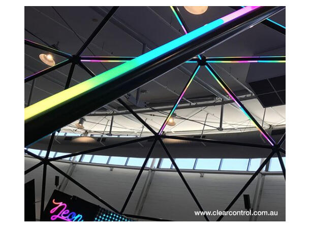 FlexGlo F21 DMX 15W 24V RGBW 2700K LED Neon Clear Lighting 