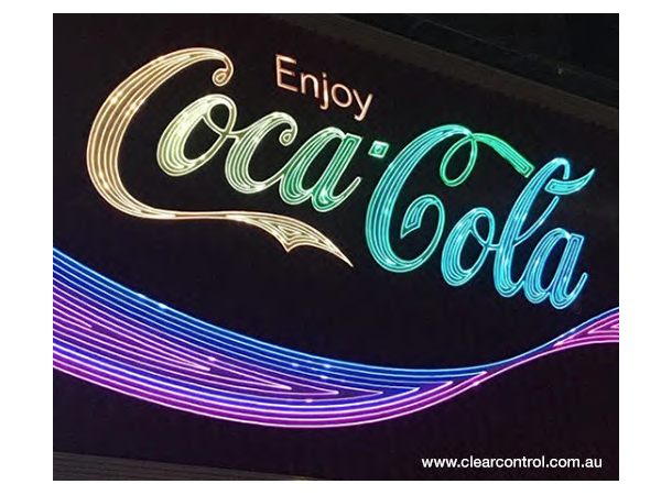 FlexGlo F21 DMX 15W 24V RGBW 2700K LED Neon Clear Lighting 