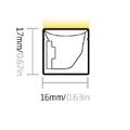 FlexGlo F22B-HB G2 12W 24V 2700K 620lm/m LED Neon Clear Lighting