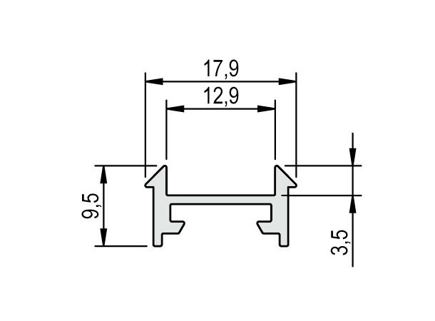 GARgano Aluprofil 2m 1810