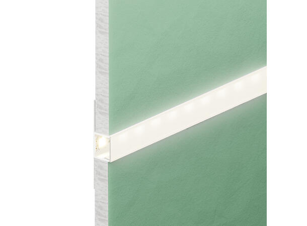 Gipsveggprofil 5113 190cm Sølvfarget gipsprofil 