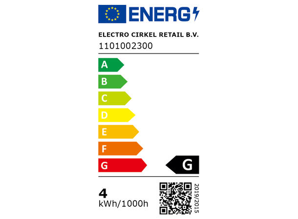 LED Globe 80 FLM 823 E27 3,5W 250lm DIM Klart glass - 4 rette filamenter