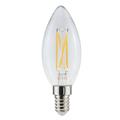 LED Mignon FLM E14 822 4,5W 400lm DIM Klart glass - 4 kryssede filamenter