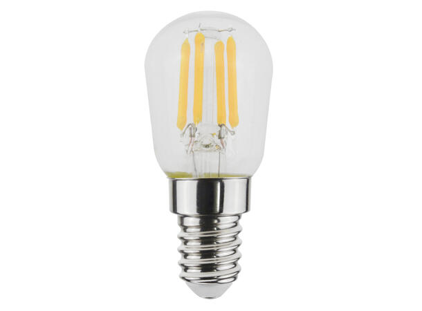 LED Ozon FLM E14 827 2,5W 250lm StepDIM Klart glass-4 rette filamenter StepDIM