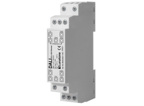 LED dimmer DALI  3kanaler 16A DIN skinne DALI 3Ch LED Dimmer 16A DIN rail