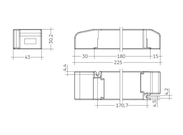 LED driver 24V 6-60W Matter Matter sertifisert 