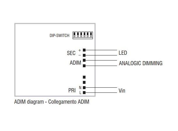 LED driver Mini Jolly 100-900mA 25W NFC DALI-2 - Impuls -  0/1-10V