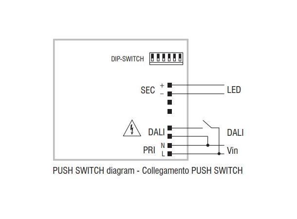 LED driver Mini Jolly 100-900mA 25W NFC DALI-2 - Impuls -  0/1-10V
