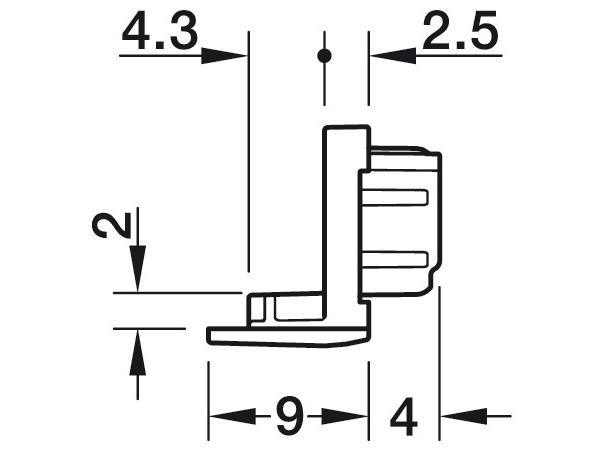 Loox5 endestykke 1103 sort