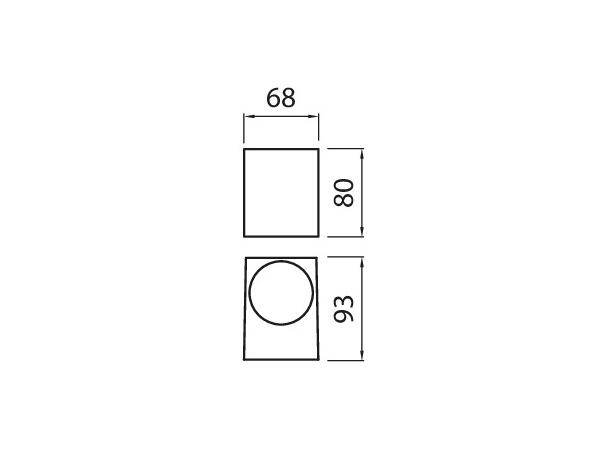 SUND GU10 Hvit IP44 Selges uten garanti pga lagertømming 
