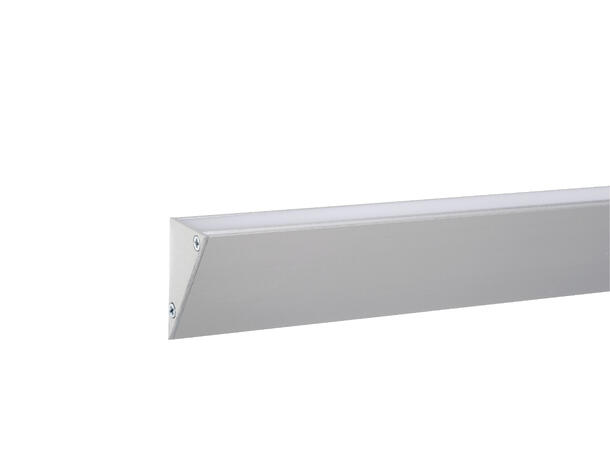 Wallight 2.0 Ende hvit 2 stk RAL9010 - inkl 4 skruer
